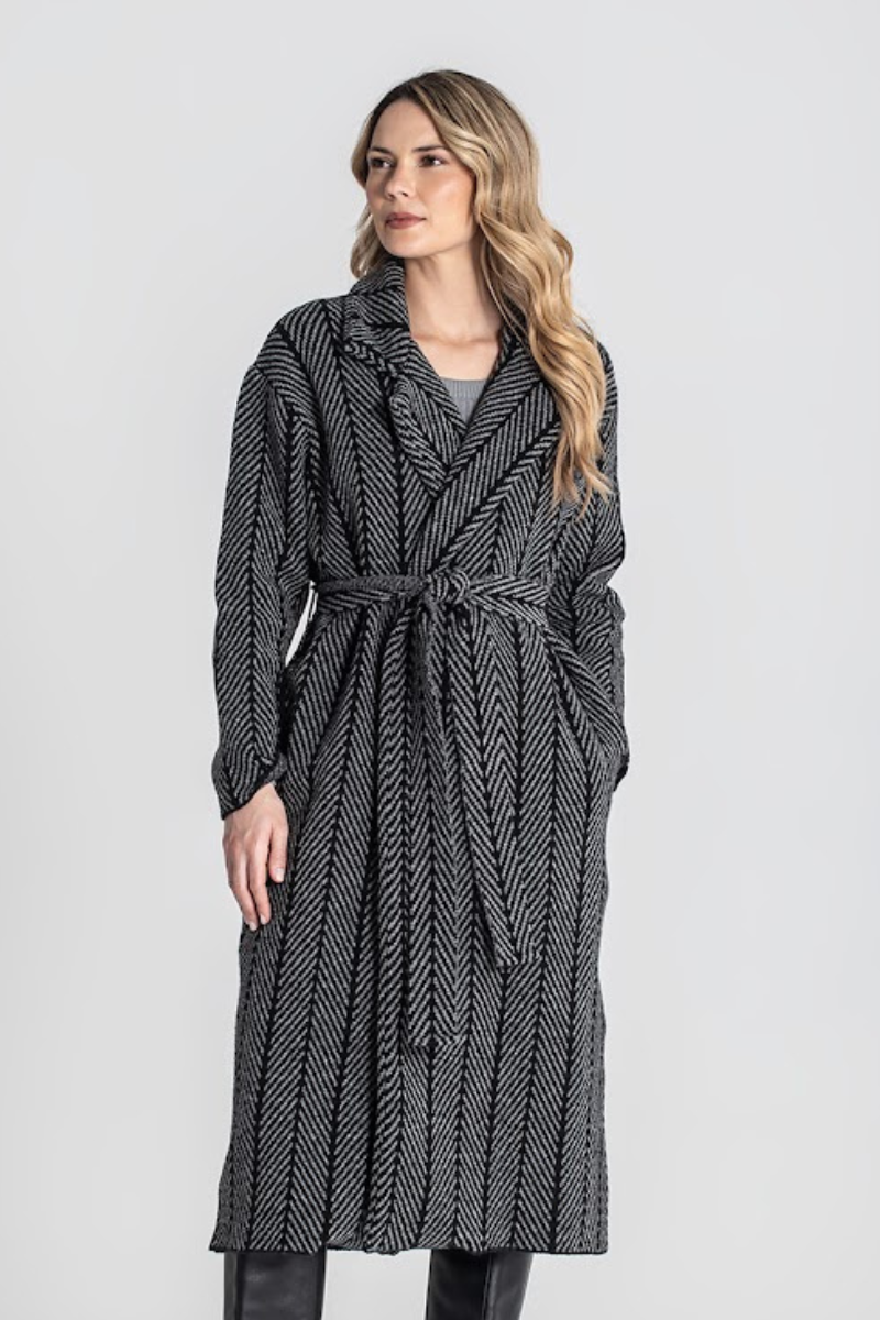 Manteau Chevrons Anthracite – RUGA