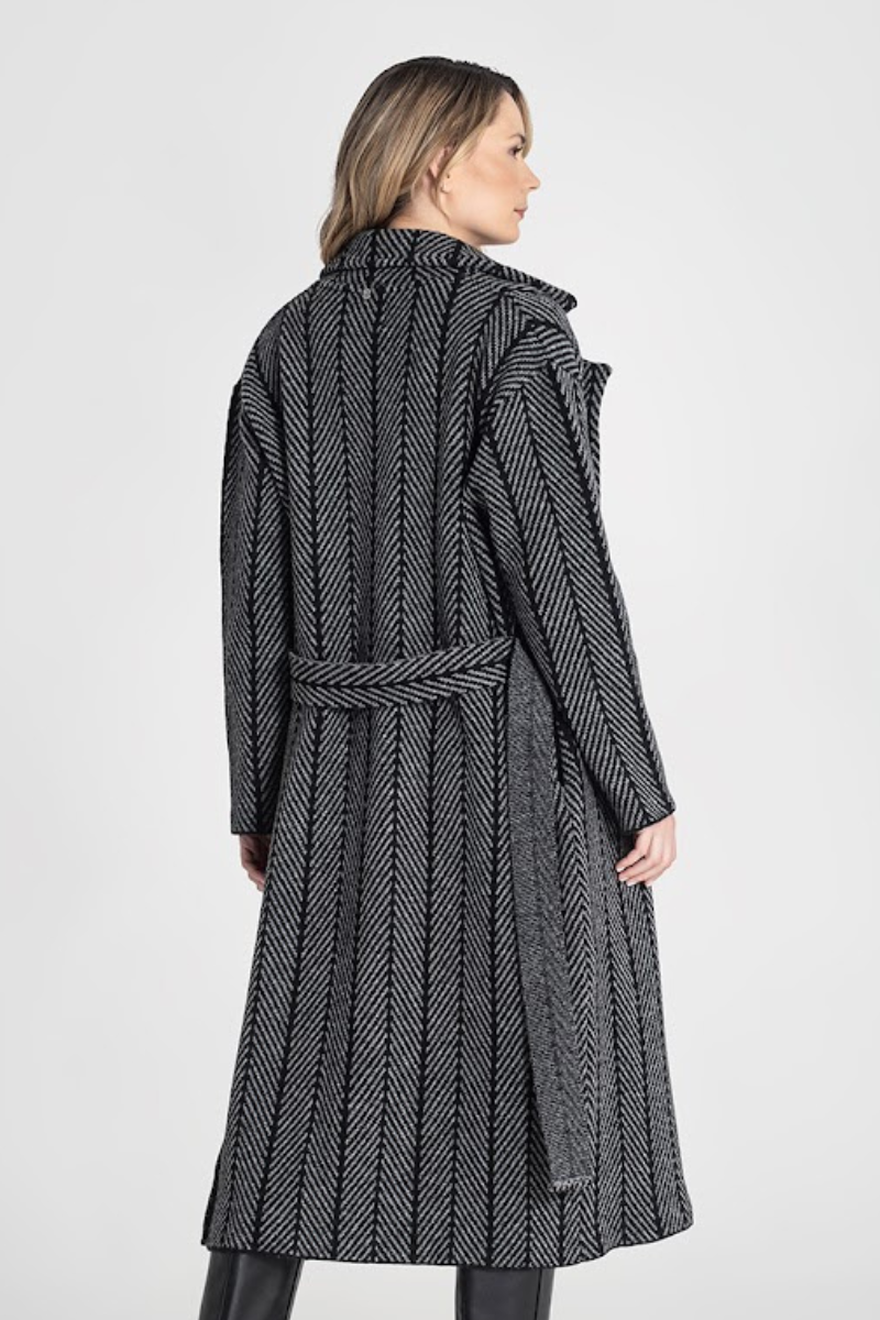 Manteau Chevrons Anthracite – RUGA