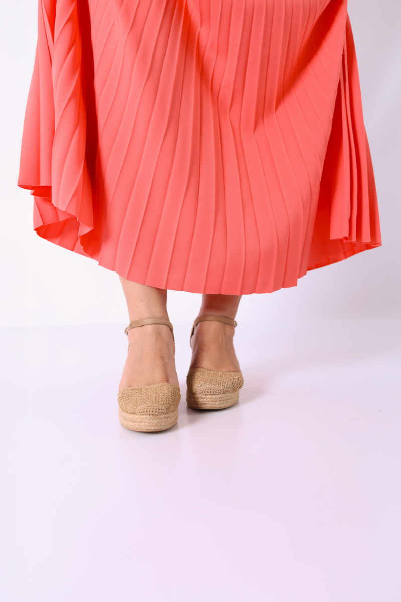 Espadrille en Crochet Camel - CORINA
