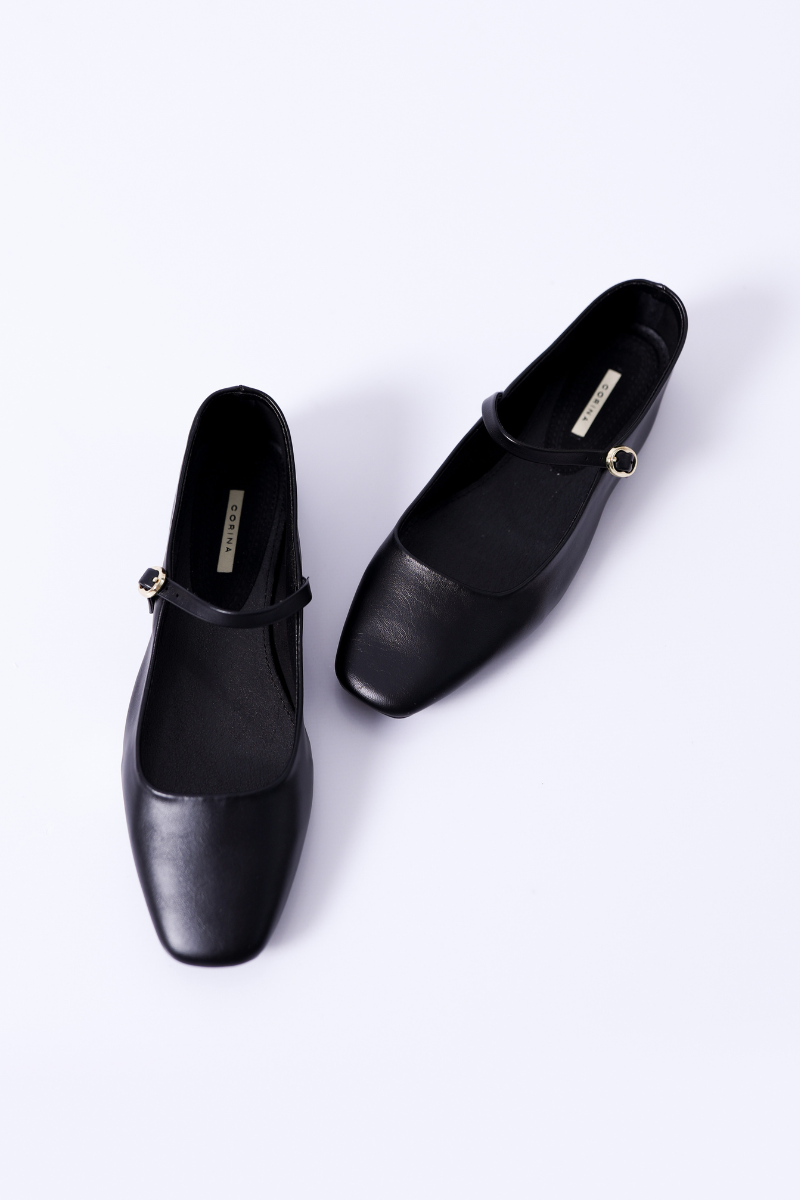 Bailarina Mary Jane Preto - CORINA