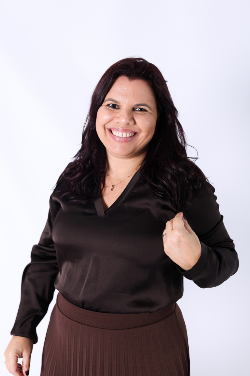Blusa Rüga Acetinada Castanho