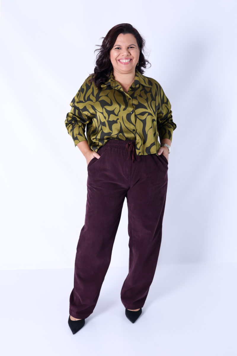 Blusa Floral Verde - RUGA