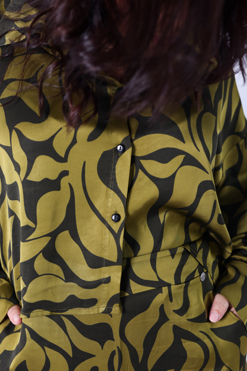 Blusa Rüga Floral Verde