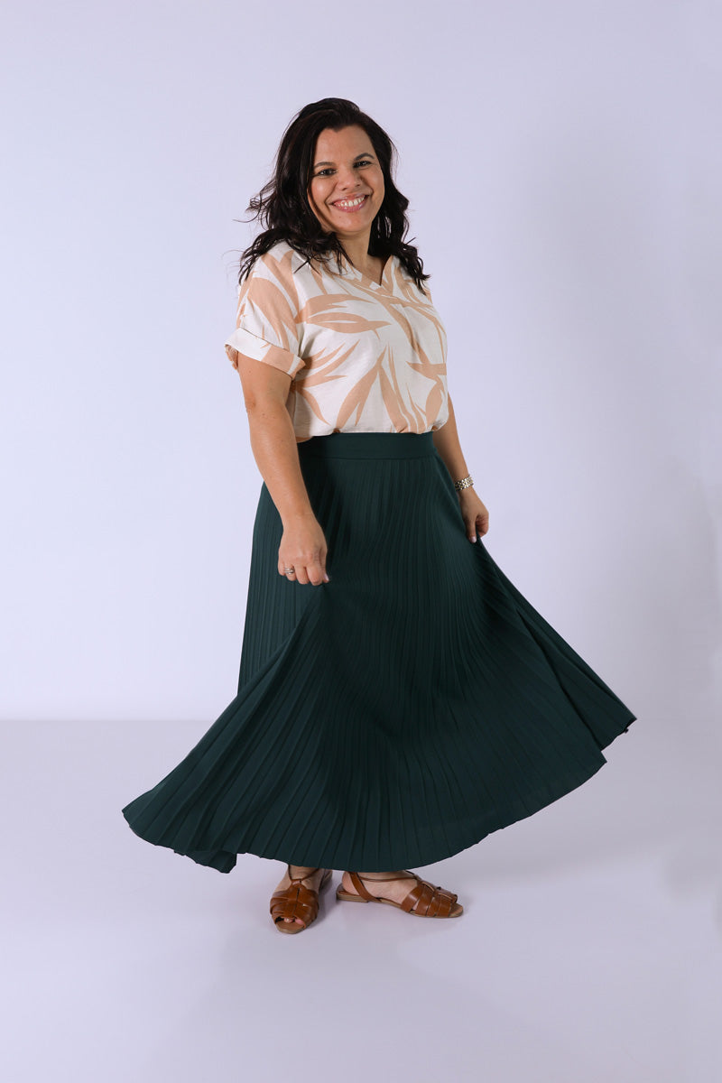 Blusa Folhagem Beige