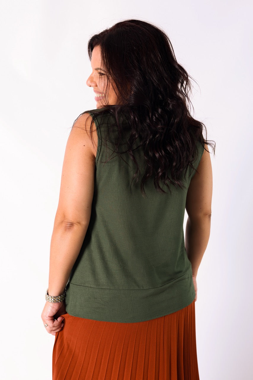 Blusa de Tirantes Verde