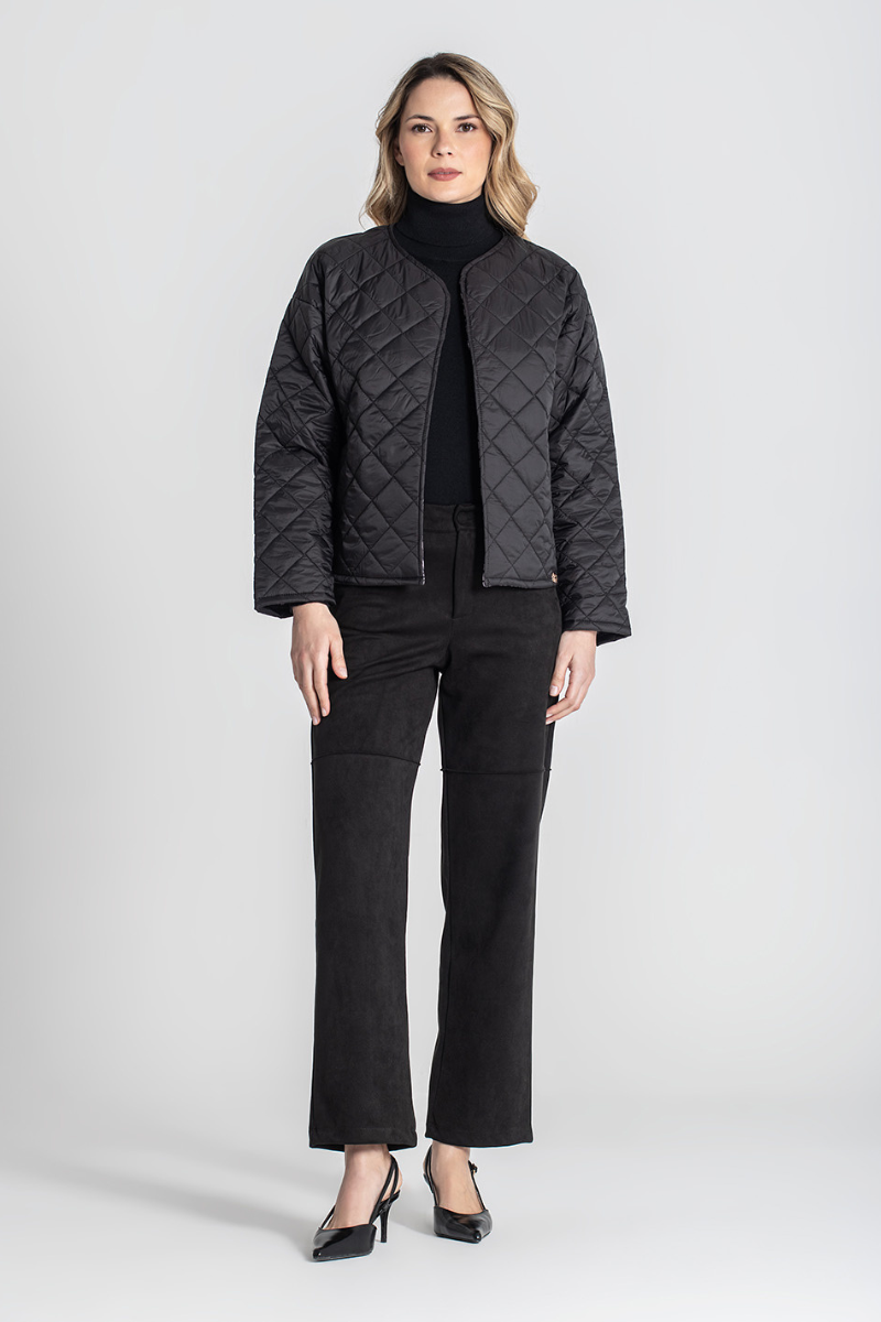 Calça Camurça Preta - RUGA