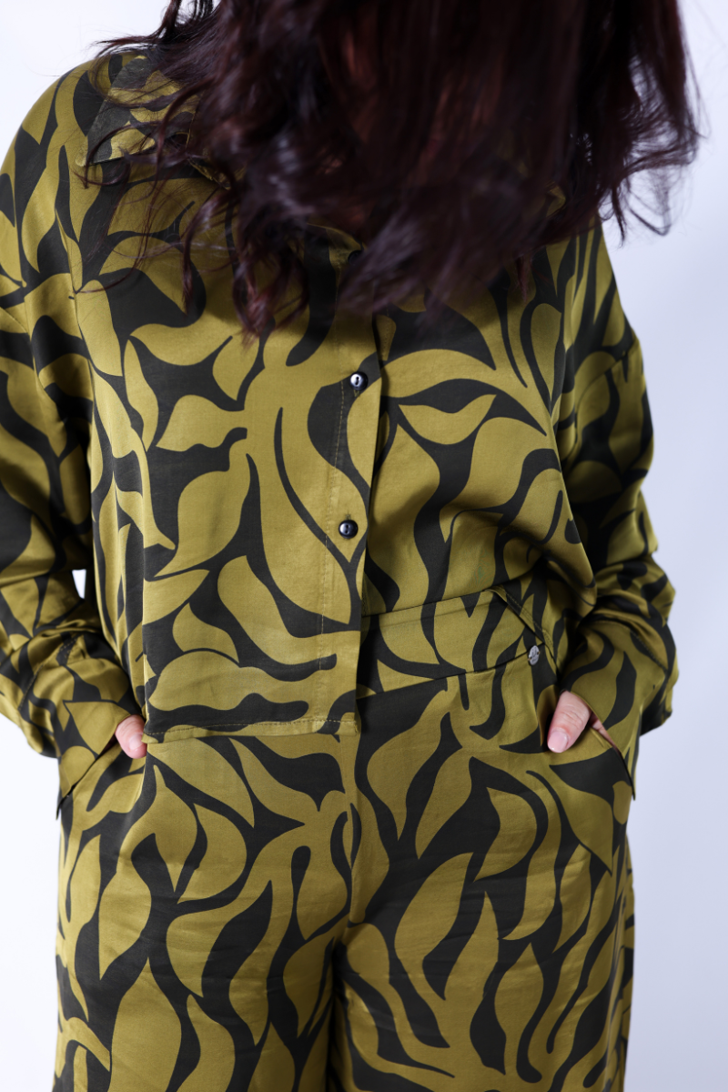 Pantalón Floral Verde - RUGA