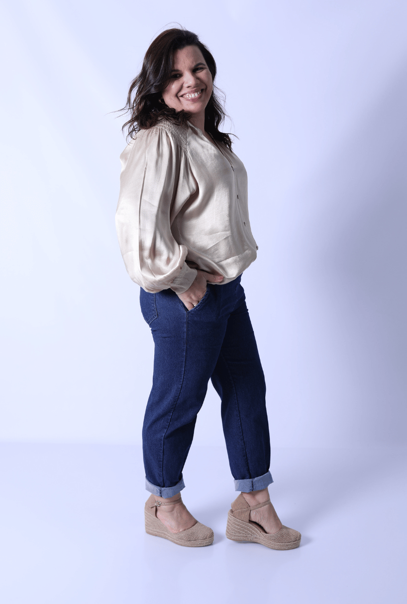 Pantalón Dira Denim Azul