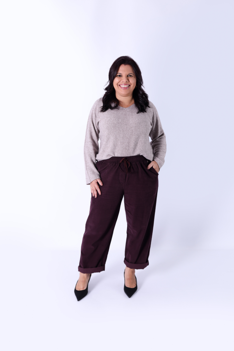 Pantalon Bordeaux à Cordons – RUGA