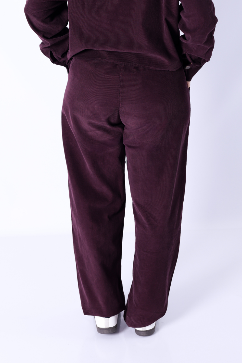 Pantalon Bordeaux à Cordons – RUGA