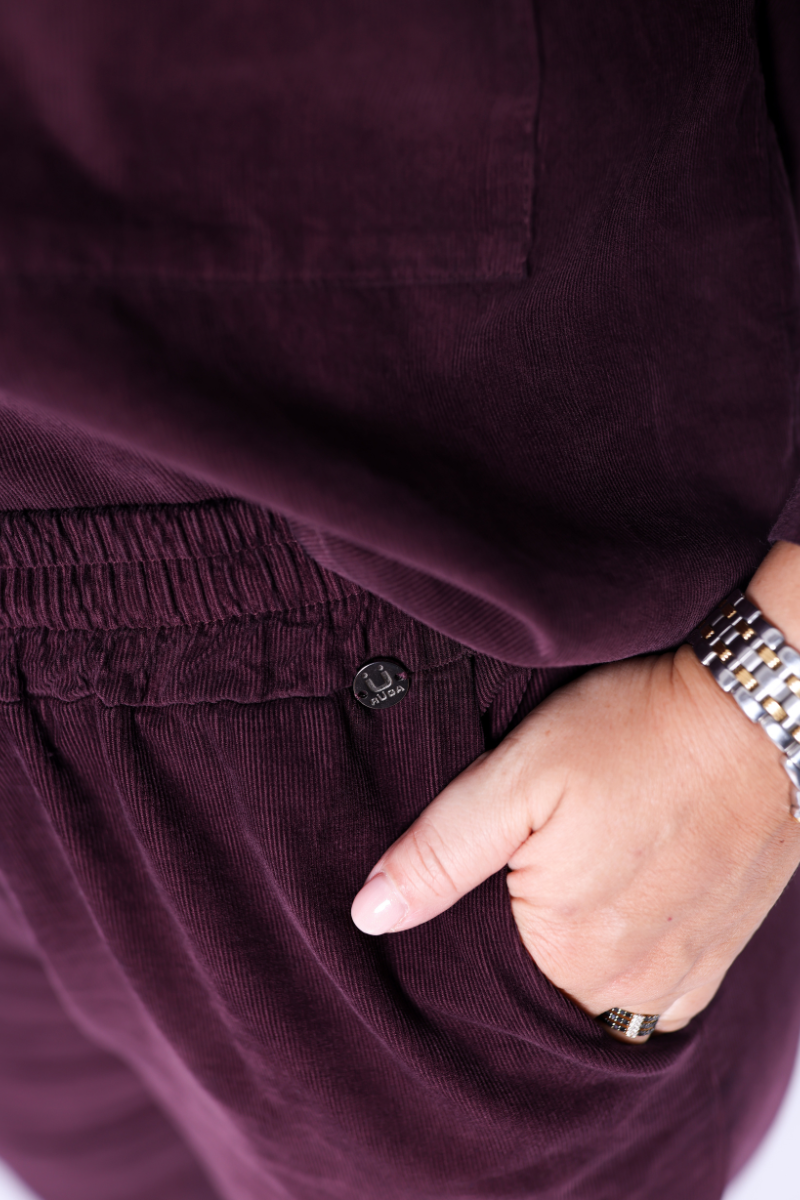 Pantalon Bordeaux à Cordons – RUGA