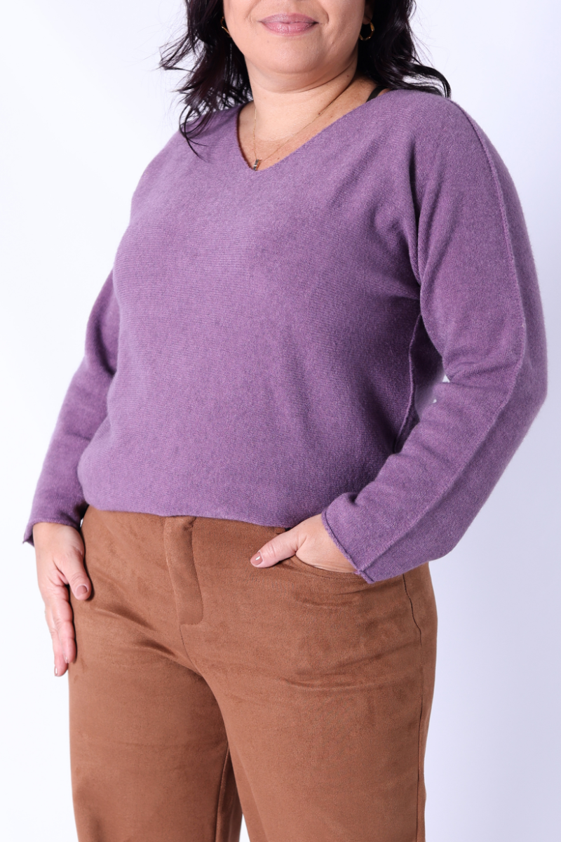 Camisola Malha Brisa Lilás