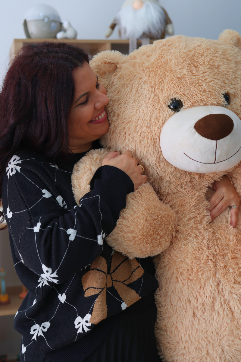 Camisola Natal Preta Laço - RUGA