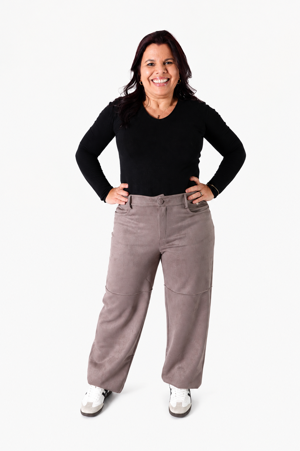 Calça Rüga Camurça Taupe