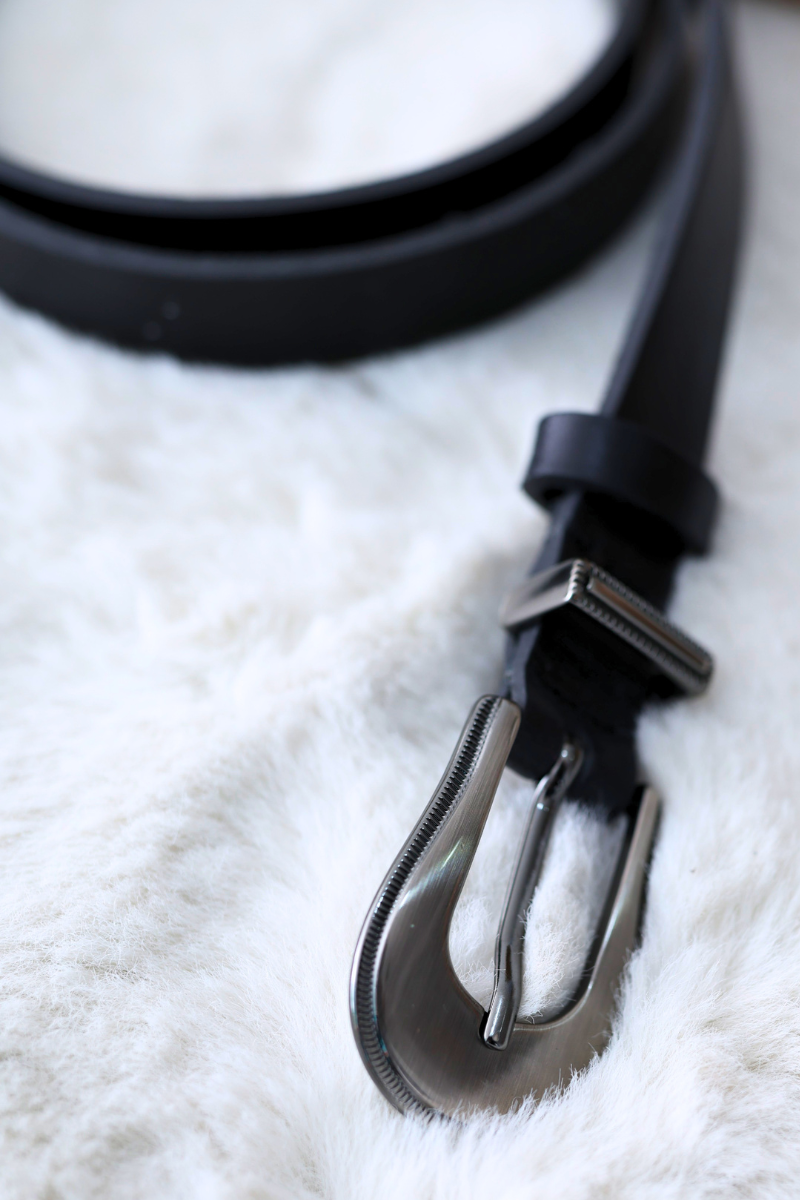 Cinto Celeiro Pele Preto - RUIKA