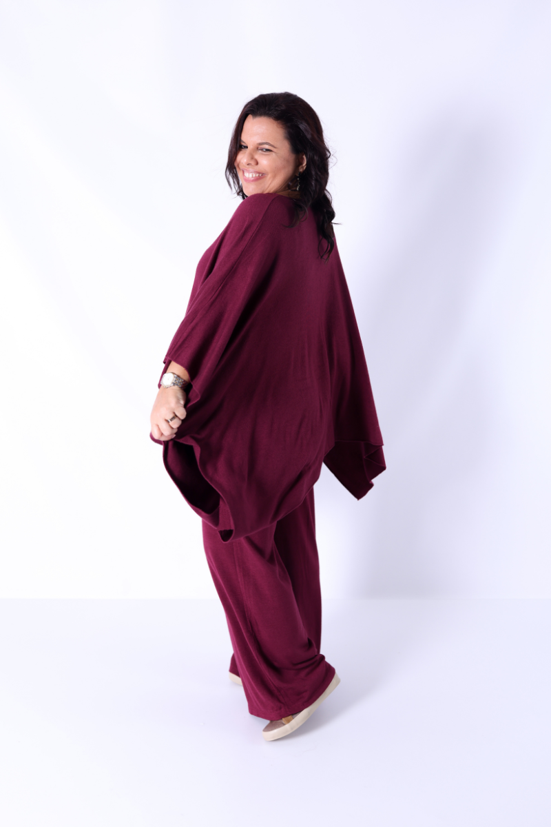 Ensemble Maille Lena Bordeaux