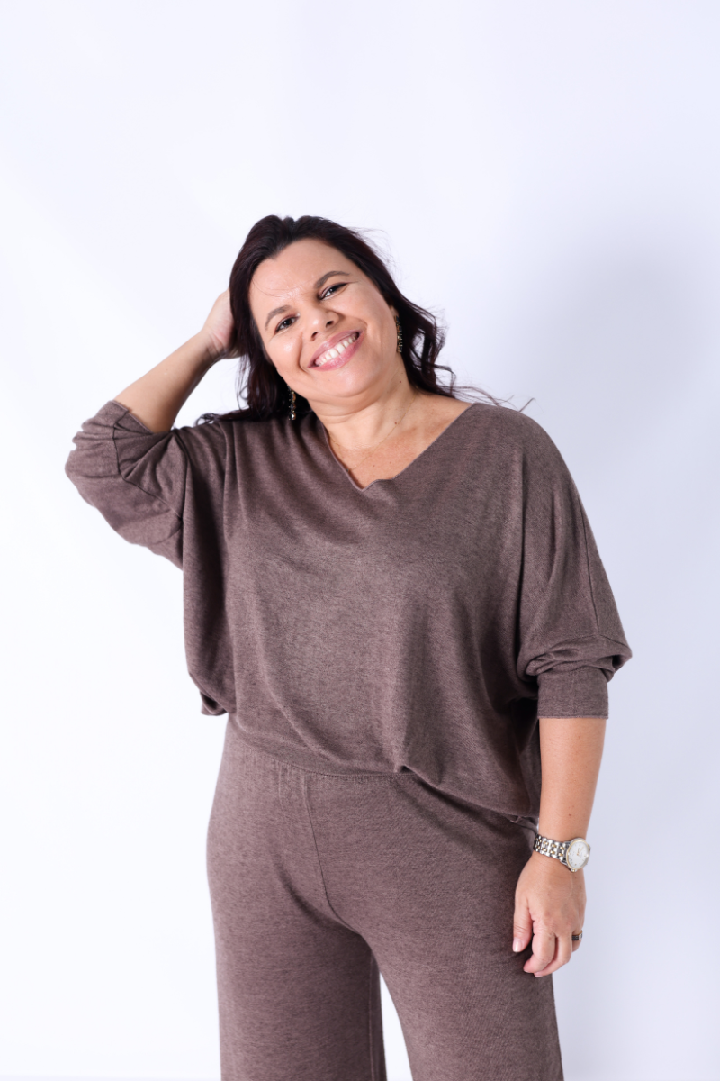 Ensemble Maille Sina Marron