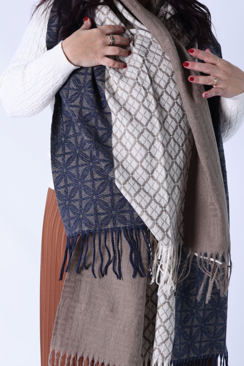 Echarpe Formas Taupe