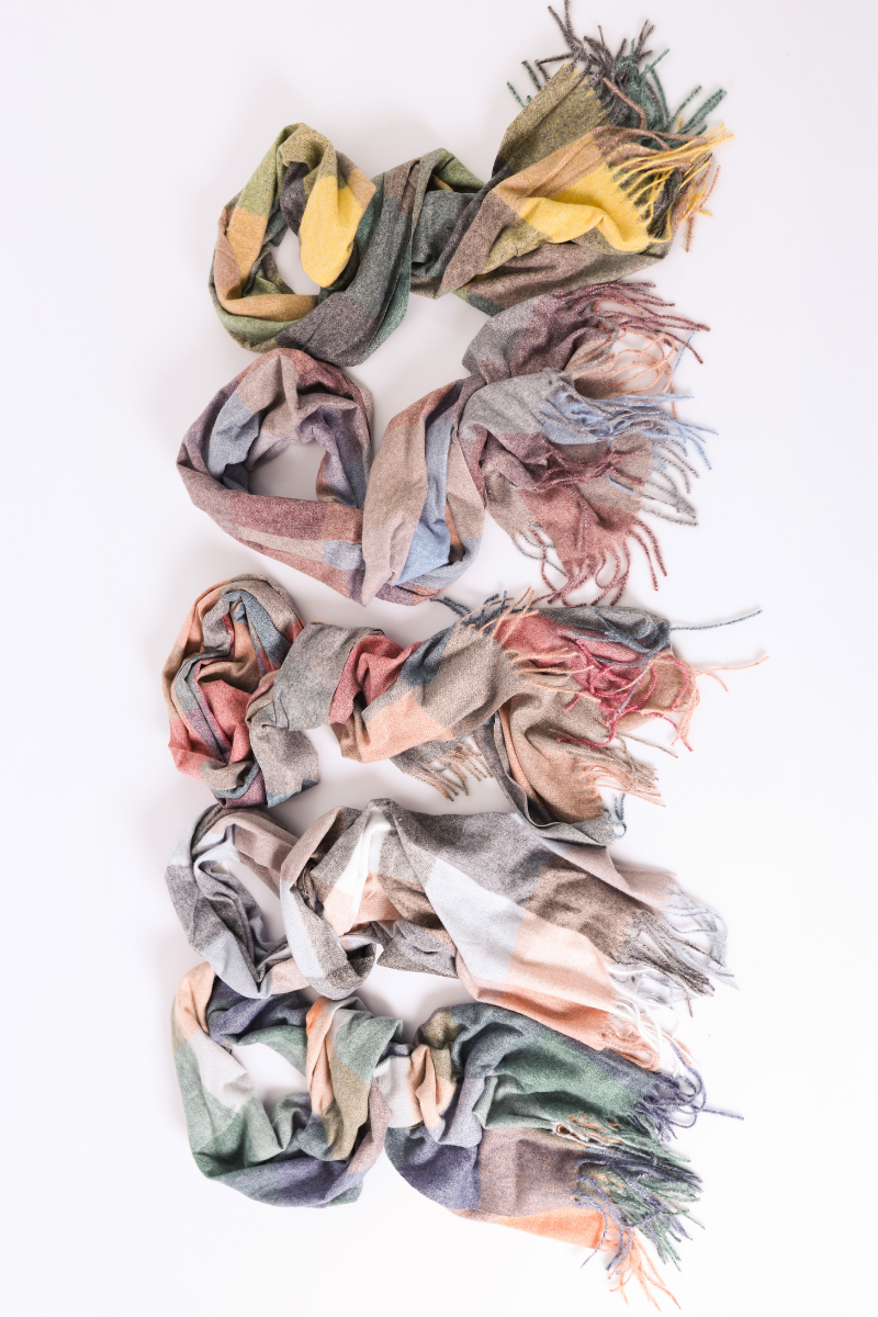 Echarpe Multicolor Laranja