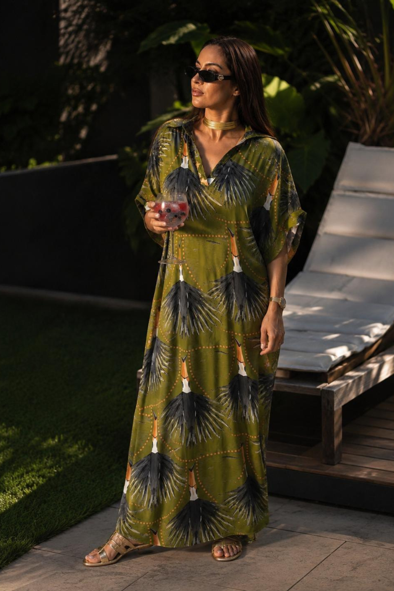 Vestido Hunny Malha Fria Tucanos Verde