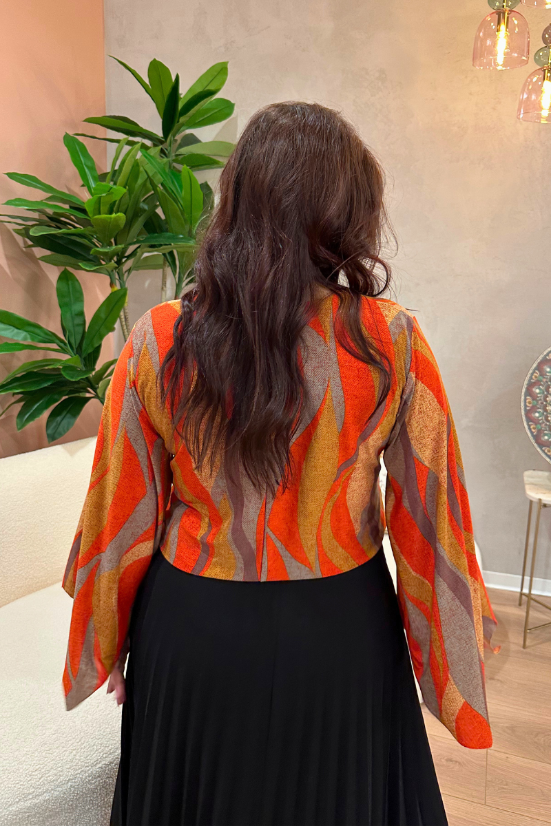 Blusa Tropical Brasil Lycra Solaris Vermelha