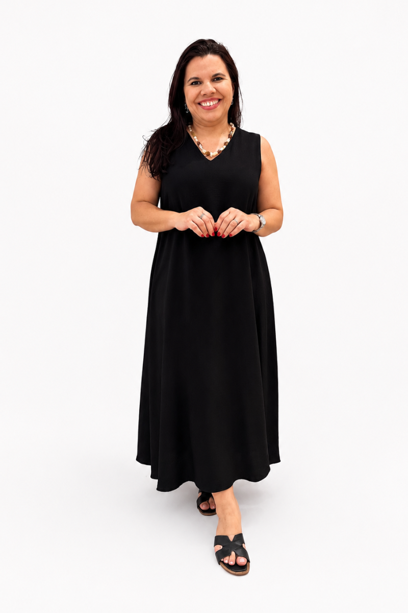 Vestido Lizalù Amery Preto