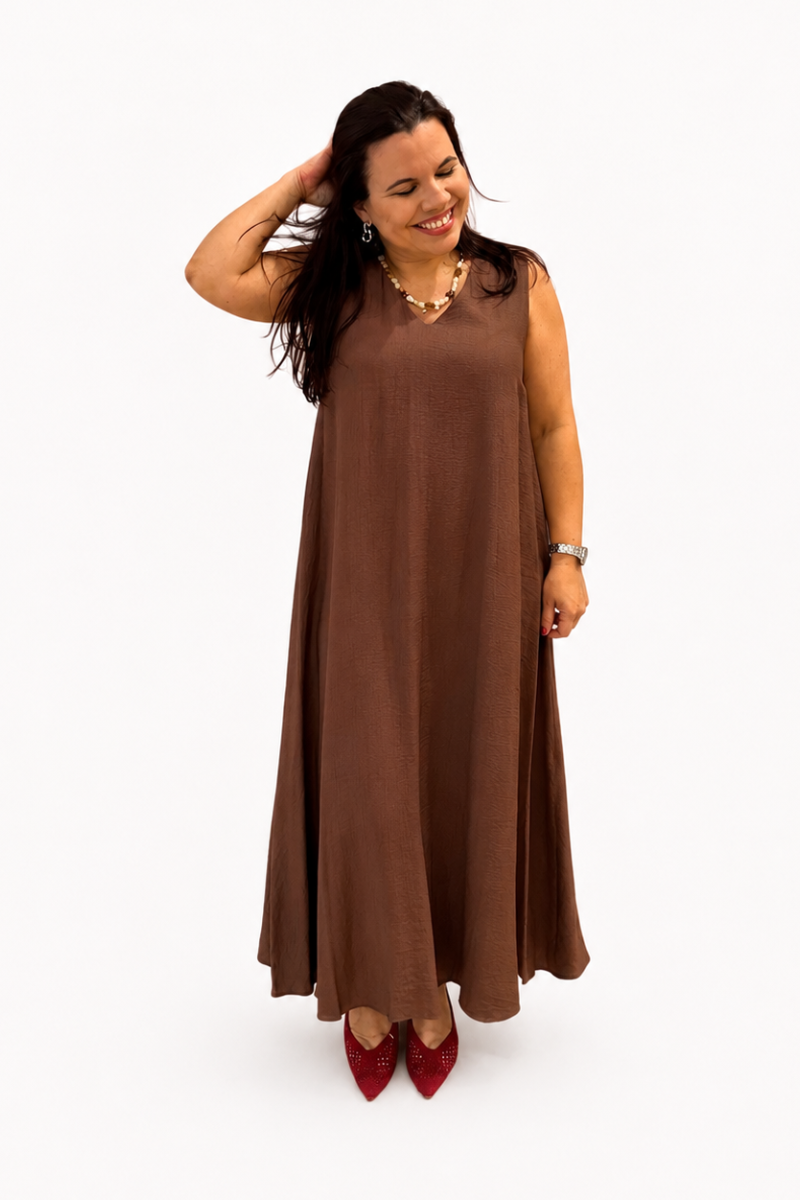 Vestido Lizalù Amery Chocolate