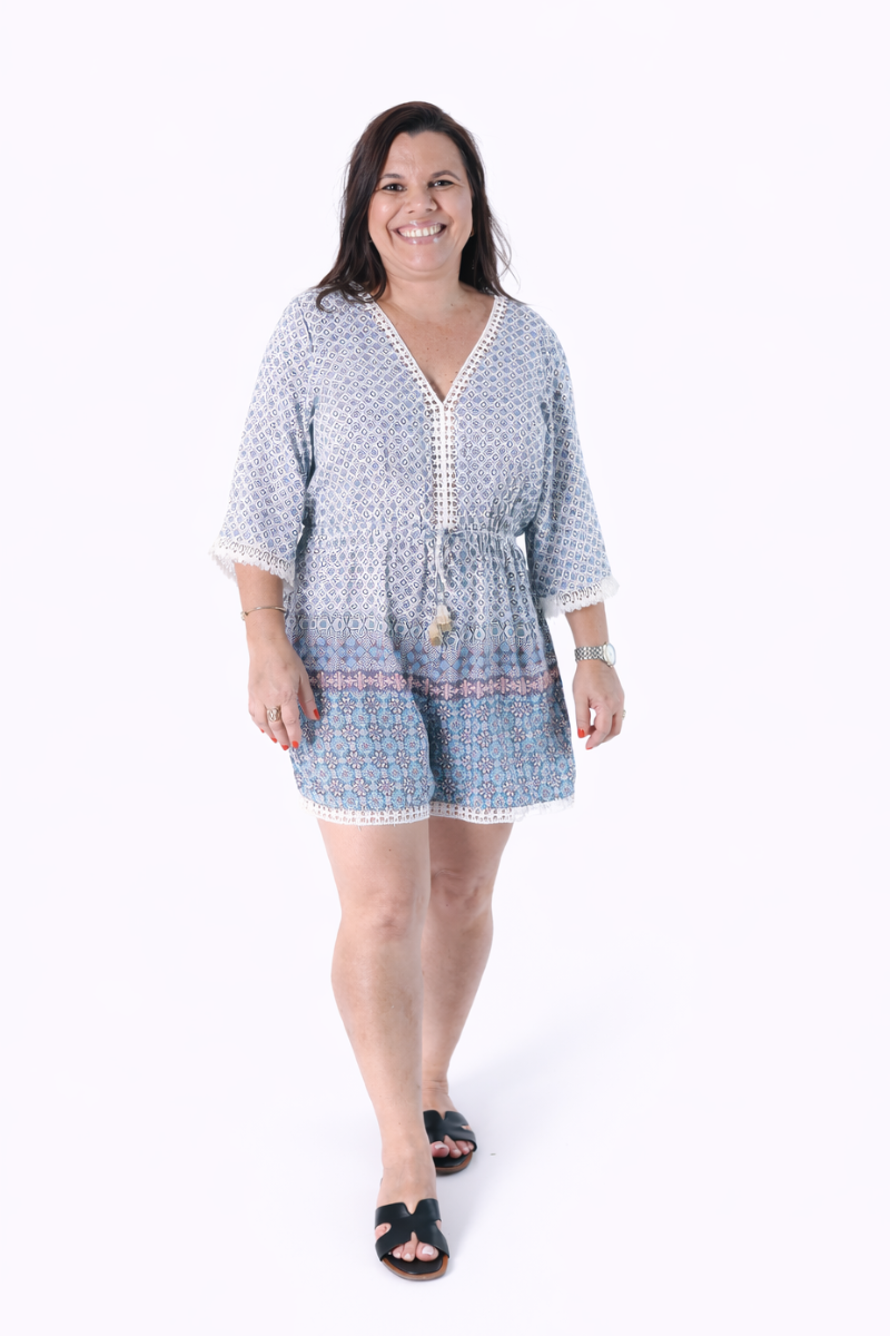 Macacão Joanna Azul