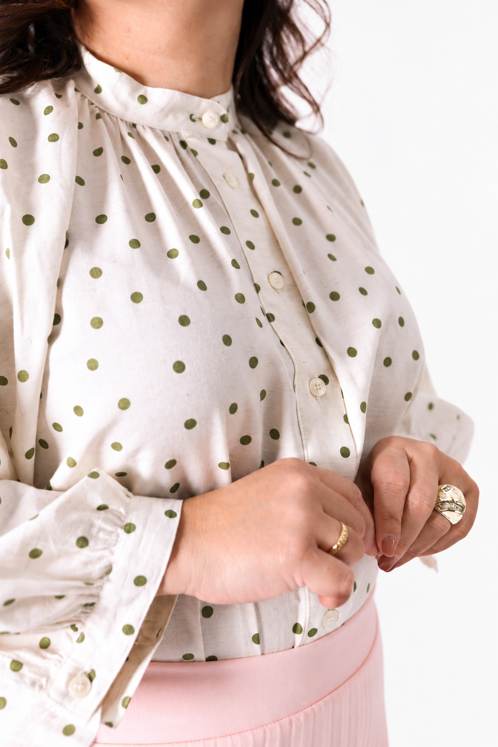 Blusa Lyra Dots Verde