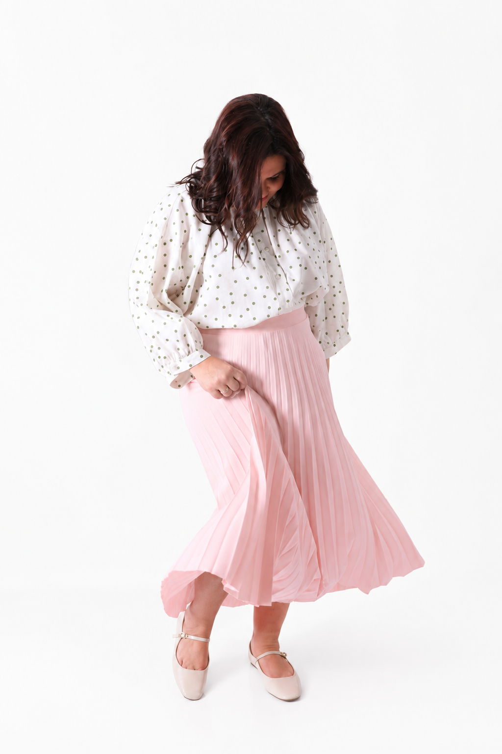 Blusa Lyra Dots Verde
