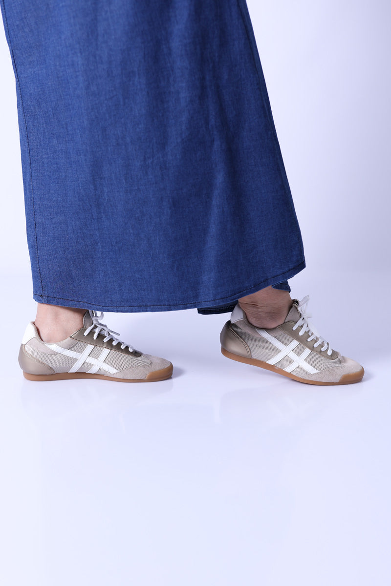 Baskets rétro doré - CORINA