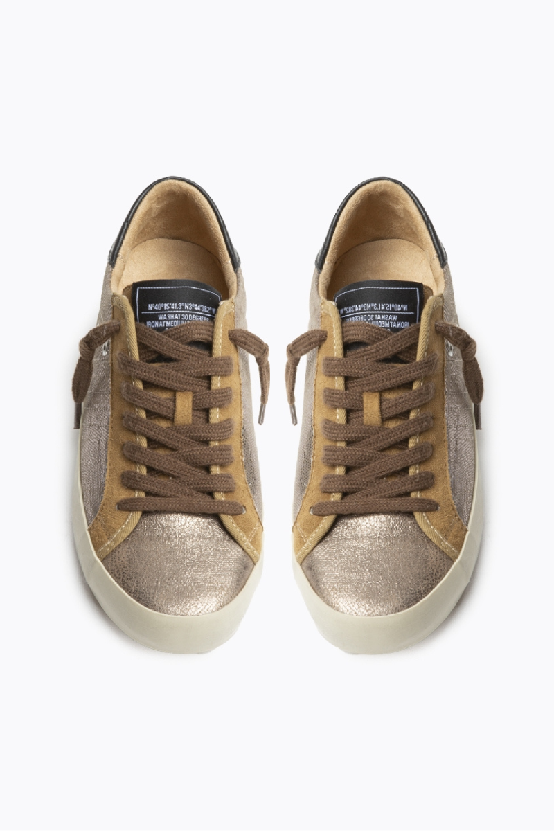 Baskets de sport bronze - CORINA