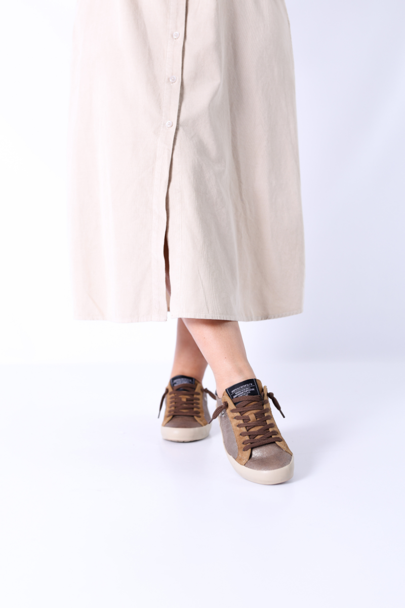 Baskets de sport bronze - CORINA