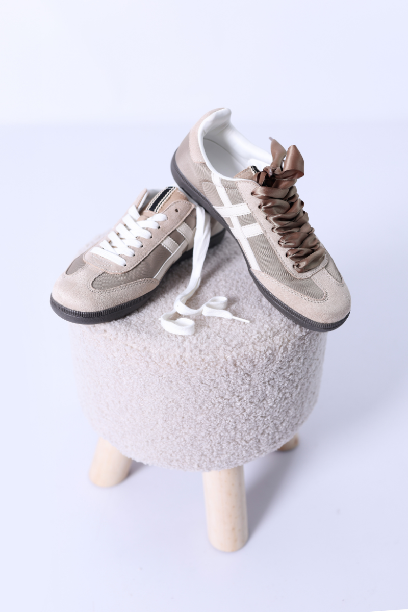 Baskets rétro écru - CORINA