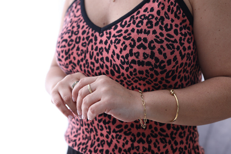 Top Leopardo Coral - RUGA