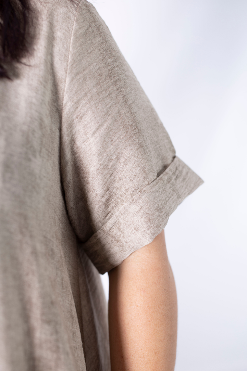 Vestido Lizalù Aura Camel