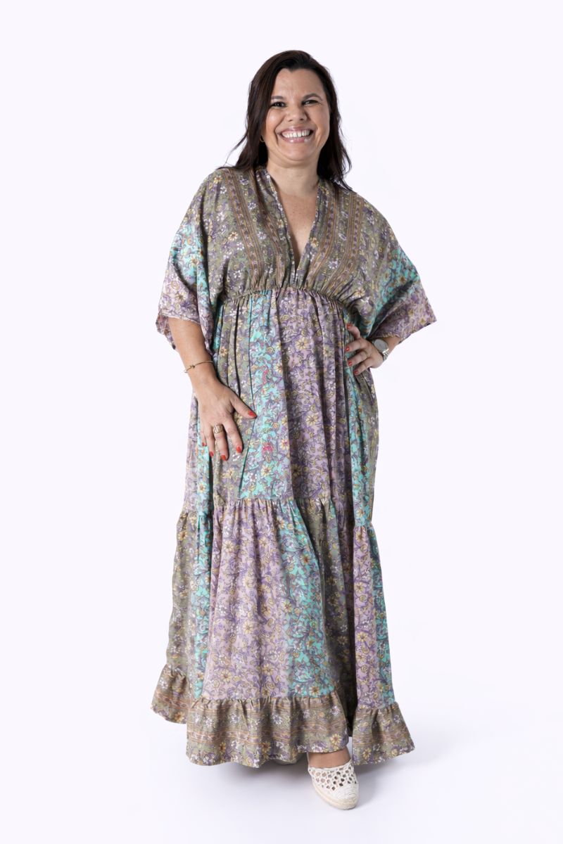 Vestido Berta Lilás