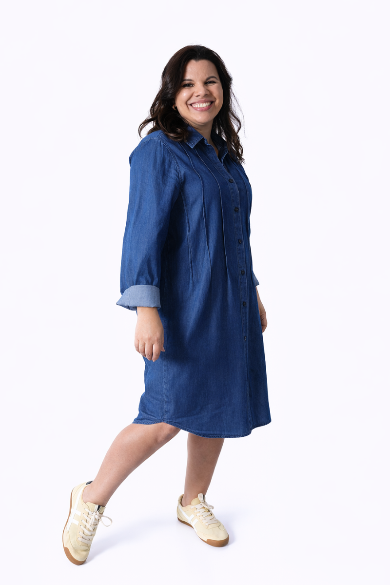 Vestido Camiseiro Ganga