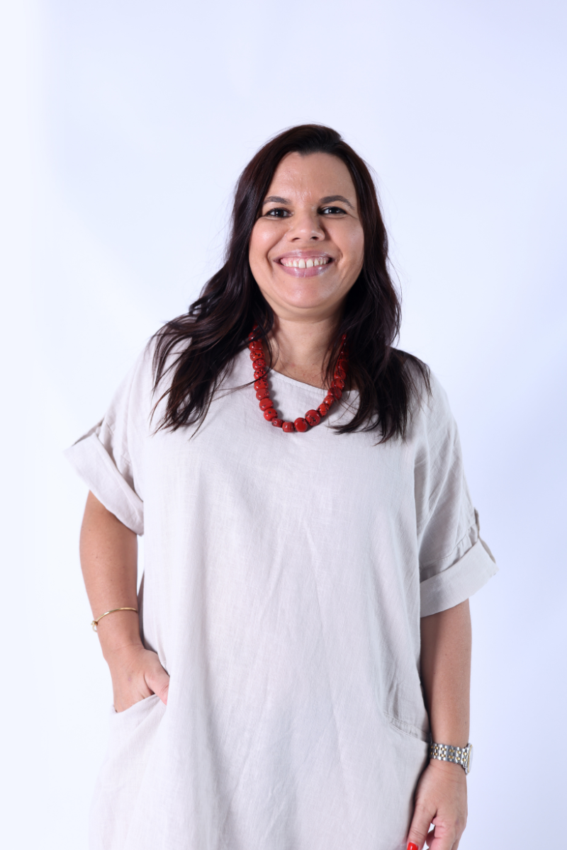 Vestido de Lino Amplio Crudo