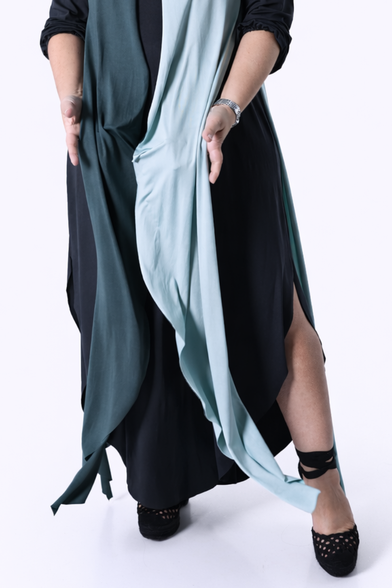 Vestido Tropical Brasil Lycra Butterfly Verde