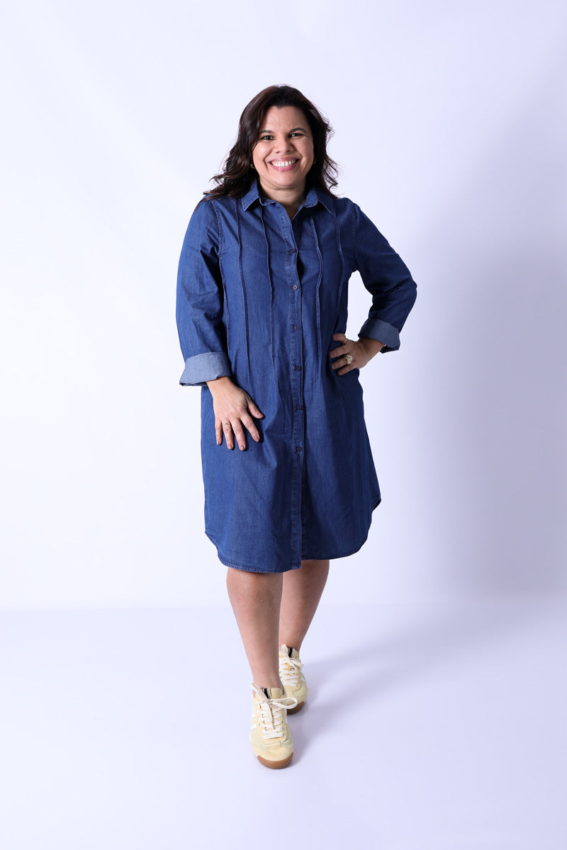 Vestido Camiseiro Ganga