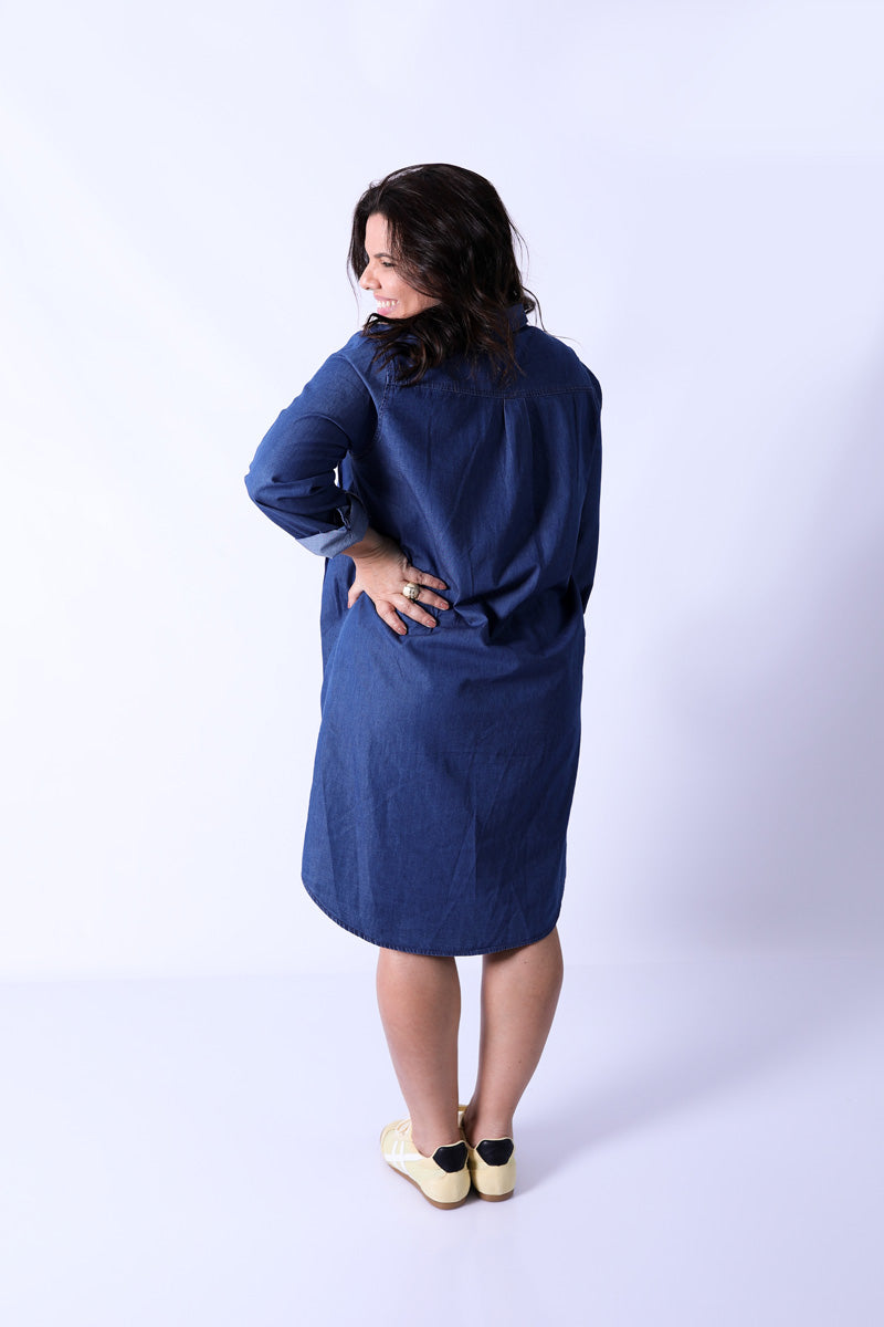 Vestido Camiseiro Ganga