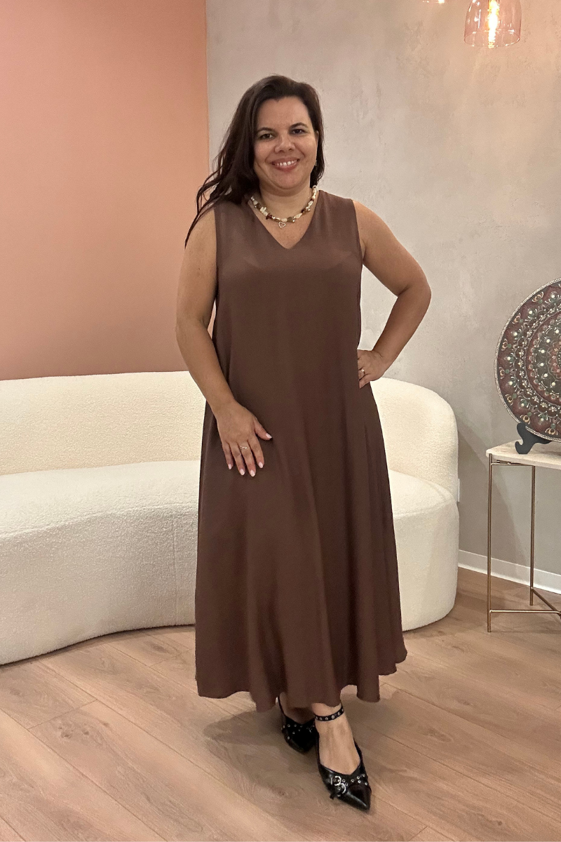 Vestido Lizalù Amery Chocolate