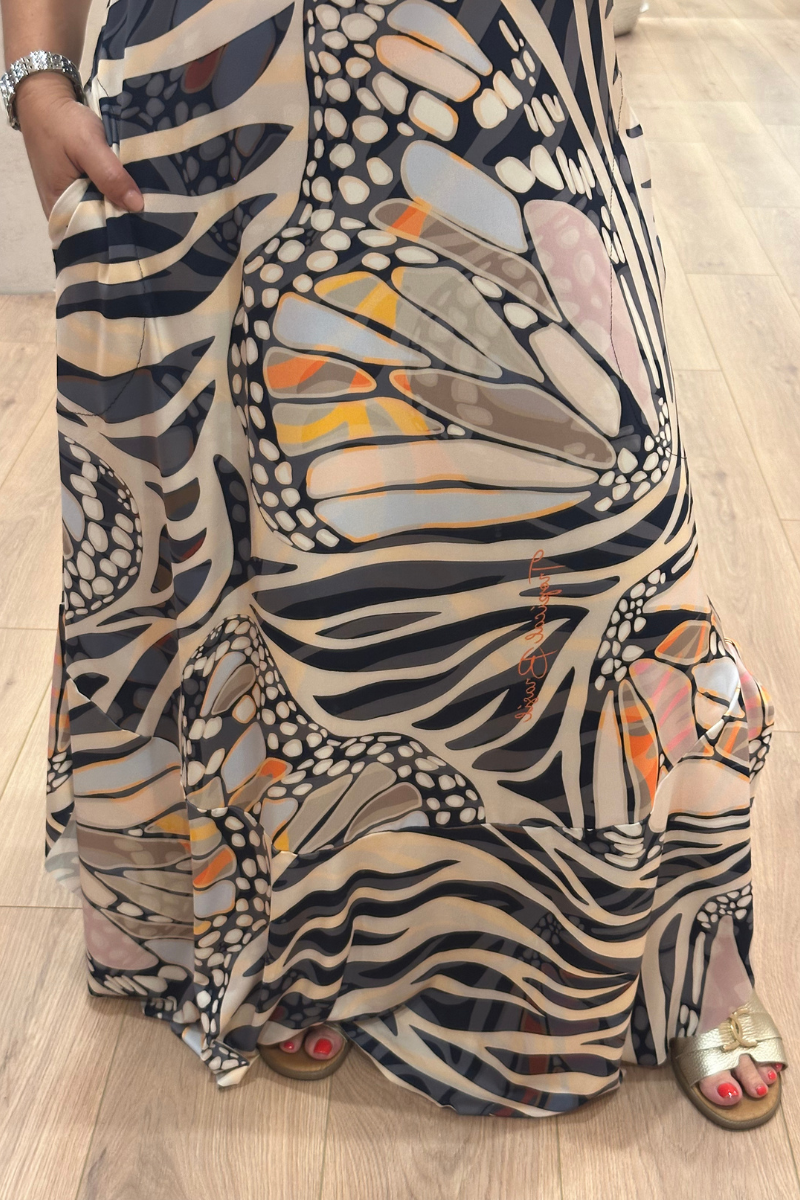 Vestido Tropical Brasil Premium Butterfly