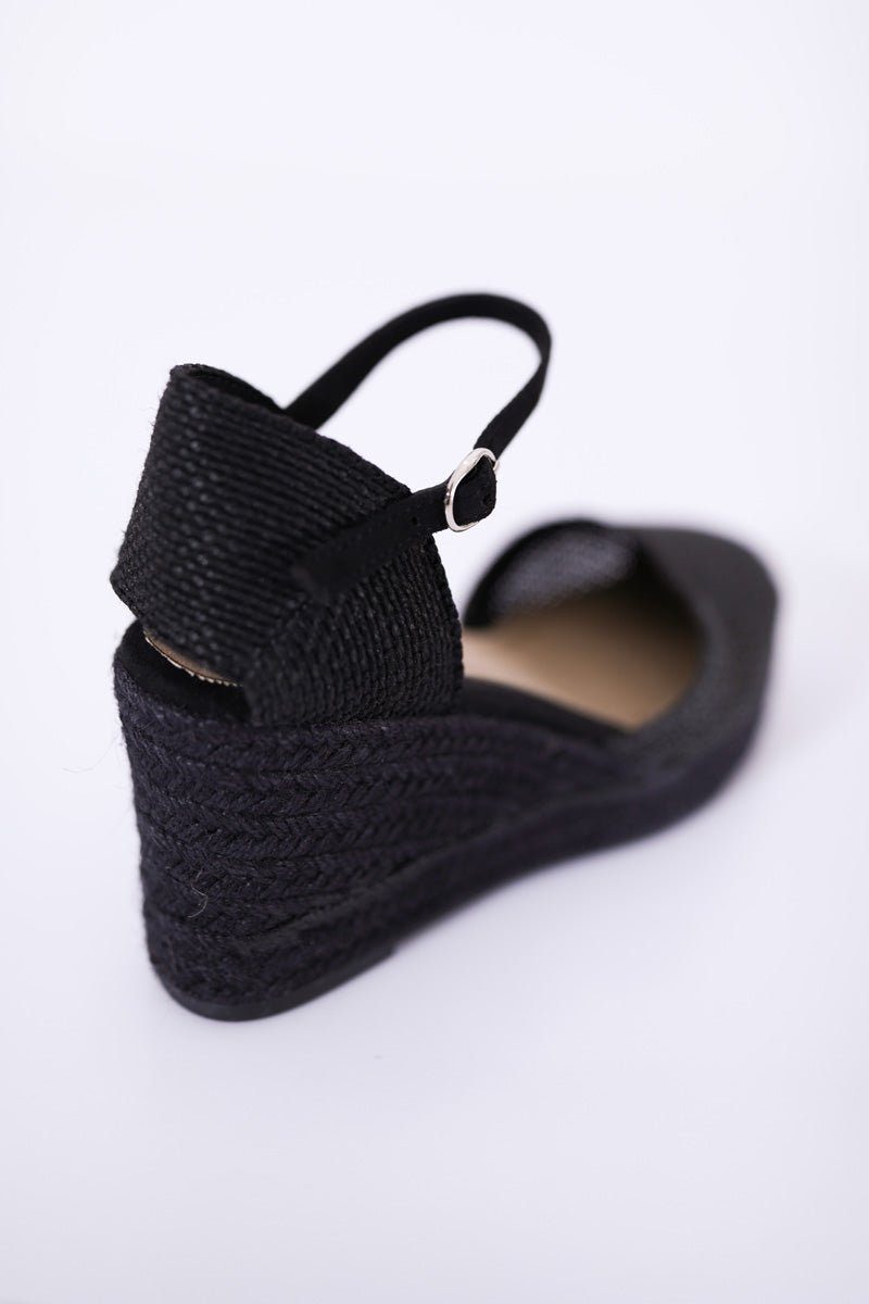 Espadrille en Crochet Noire - CORINA