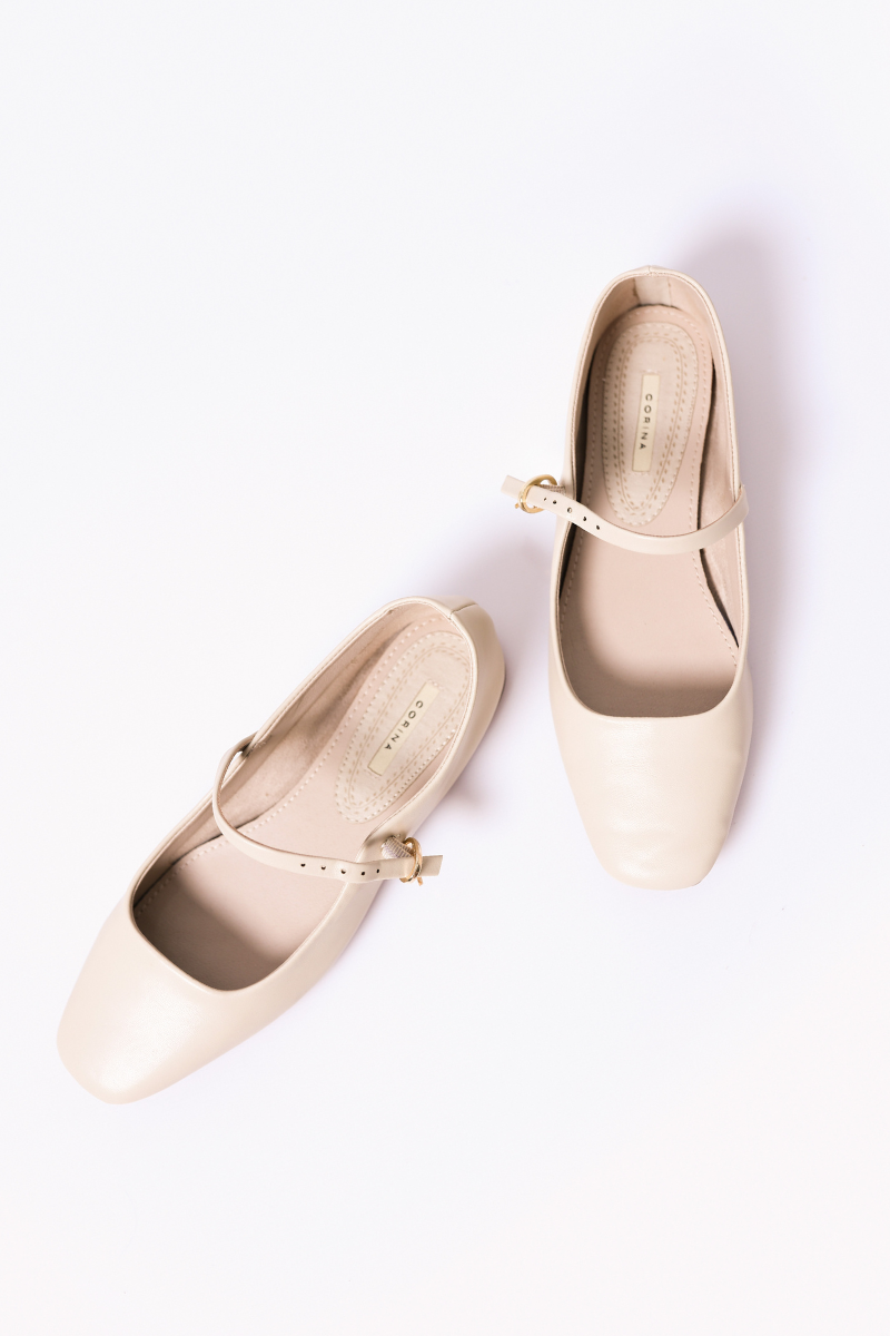 Bailarina Corina Mary Jane Beige
