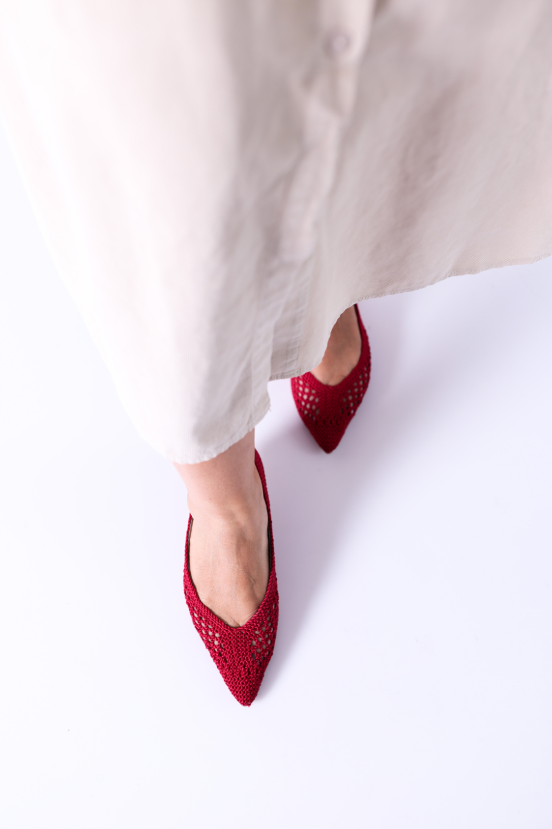 Bailarina Plana Roja - CORINA