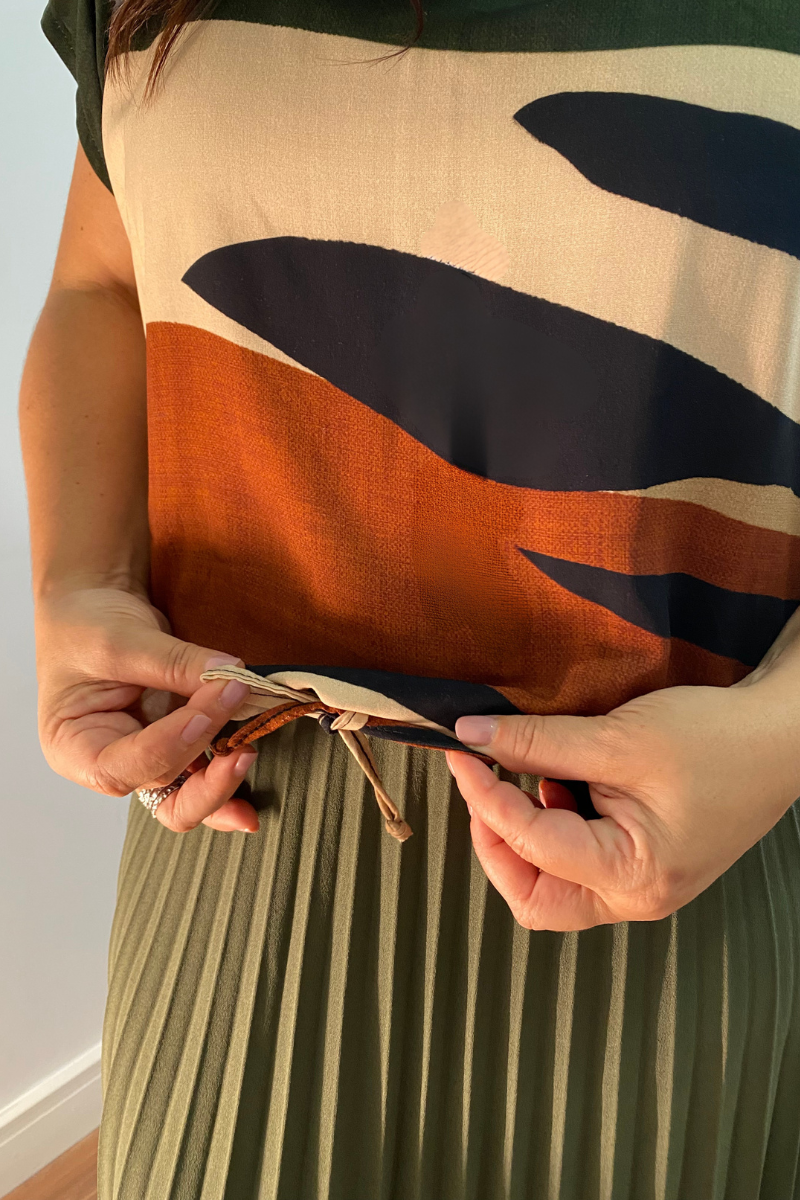 Blusa Estampado Geométrico