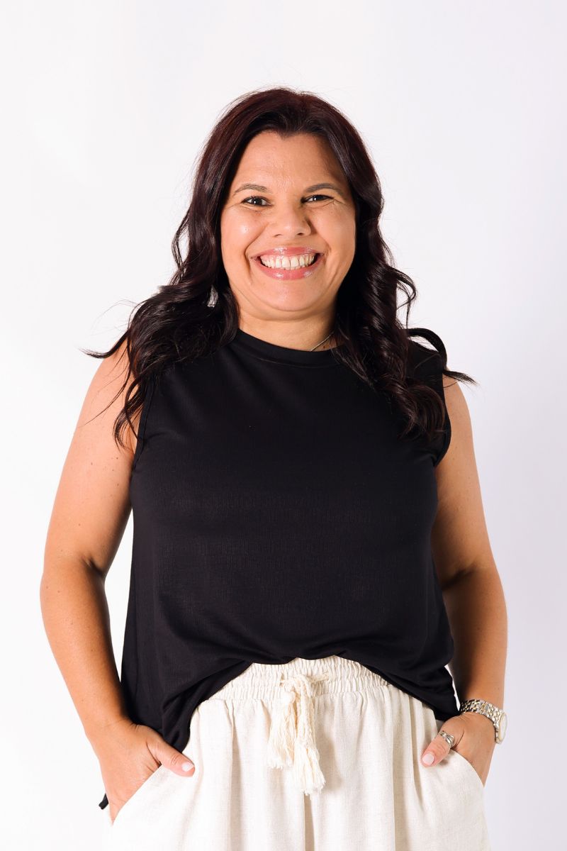 Blusa de Tirantes Negra