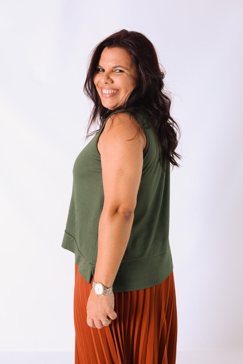 Blusa de Tirantes Verde